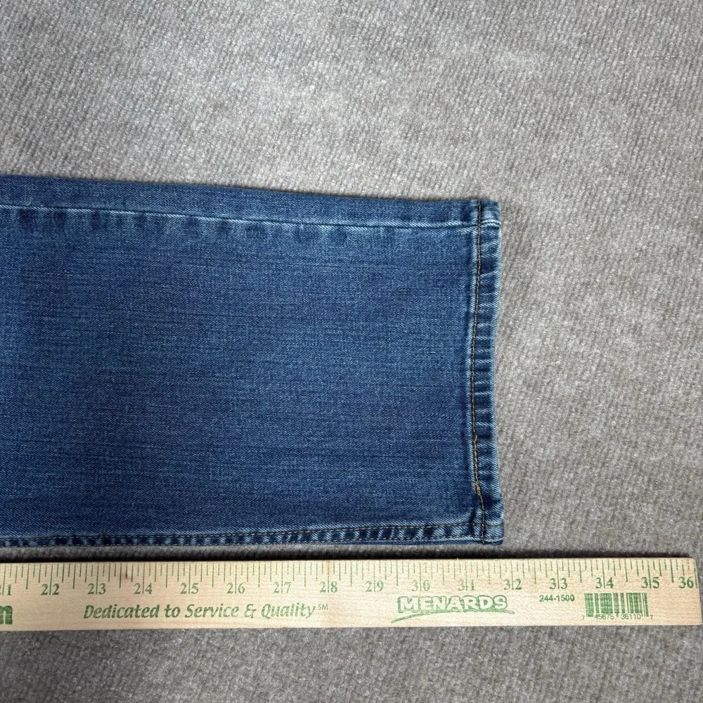 Levis 505 Jeans Mens‎ 38x32 Regular Fit Straight Medium Wash Blue Denim Stretch